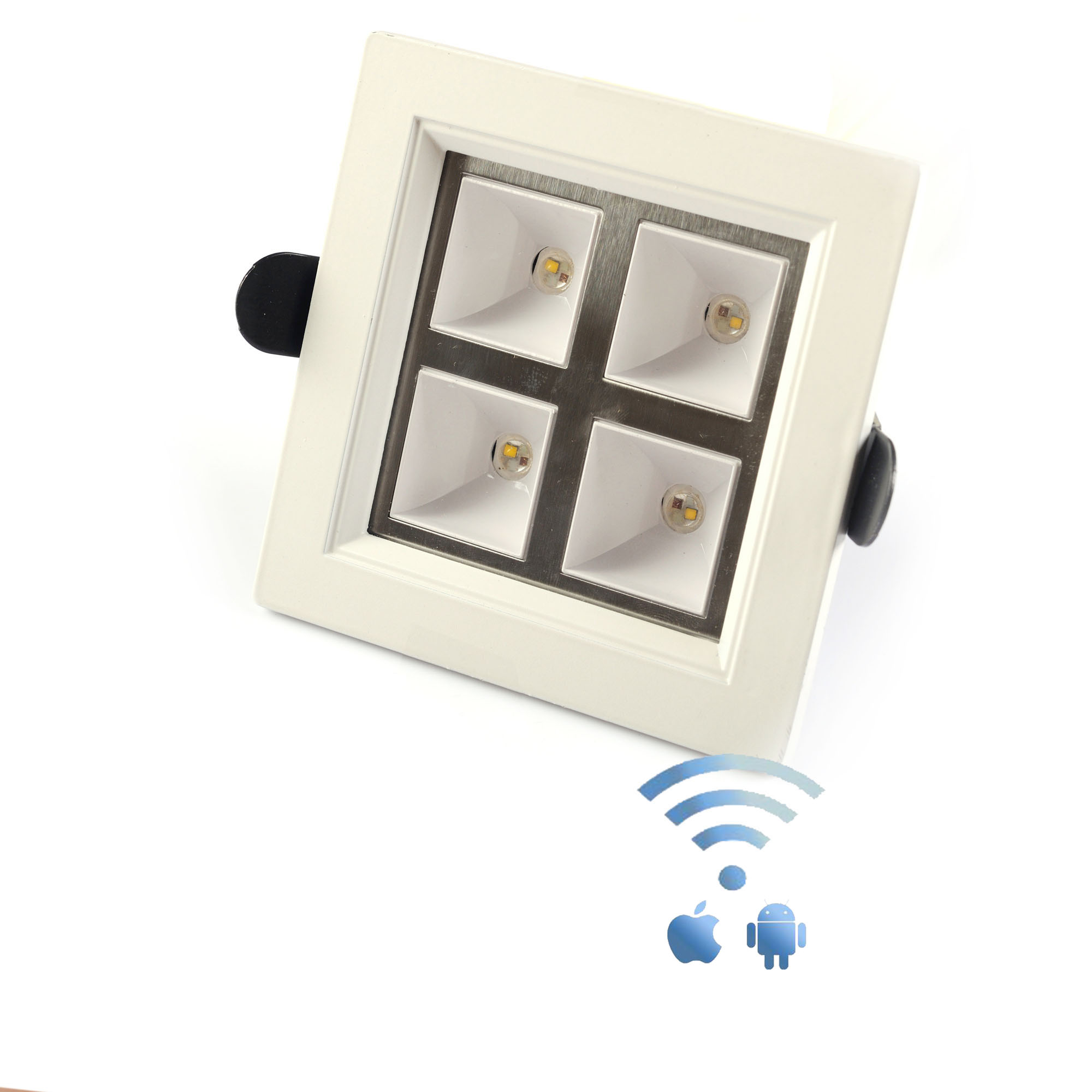 RGBW 4in1 LED Downlight 4*8W Anti Glare Deep Recessed  32W DMX Compatible with Frosted Panel Available
